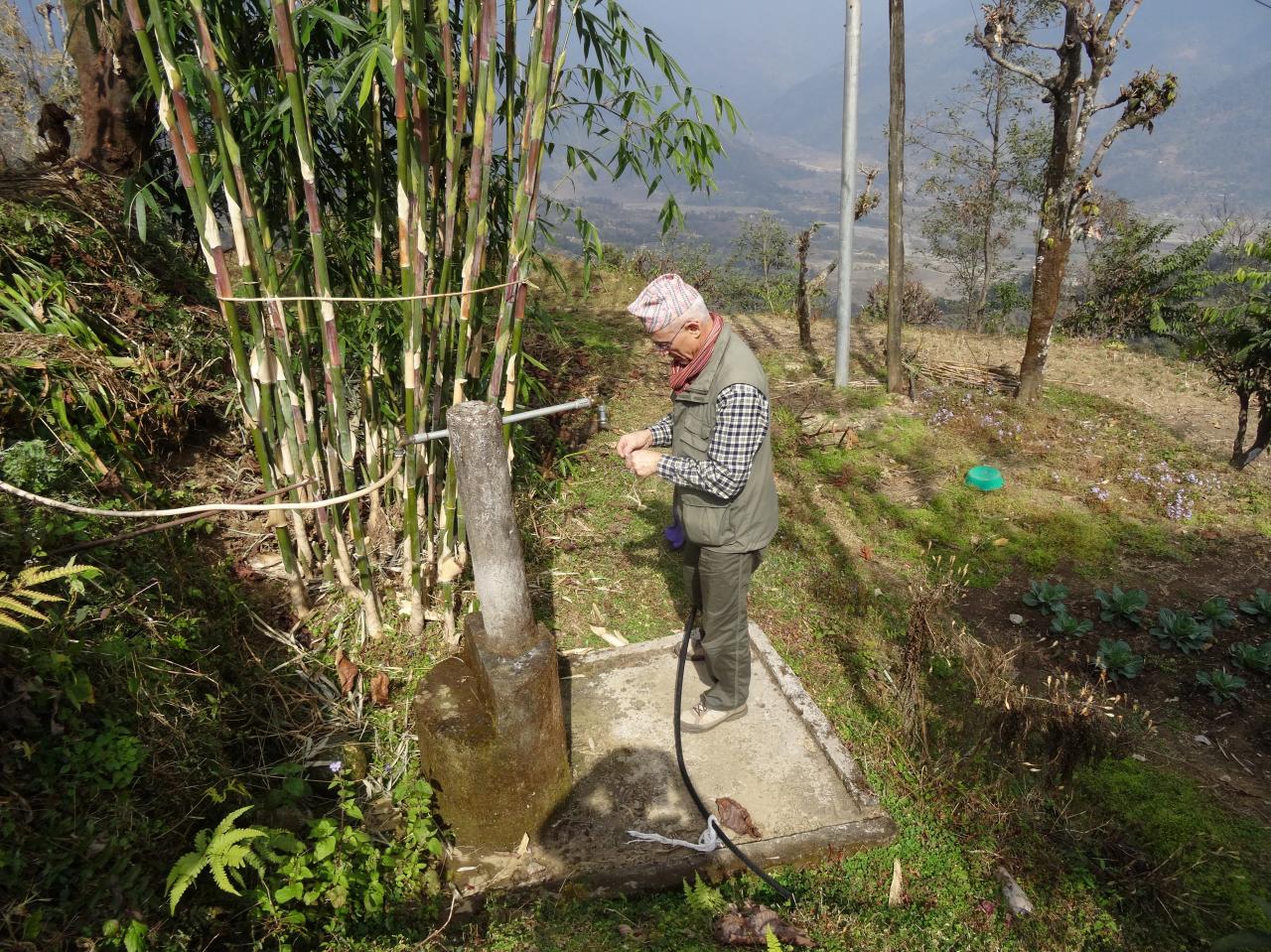 Restauration du robinet d'arrivée d'eau